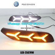 VW POLO LED DRL day time running lights driving daylight