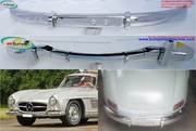 Mercedes 300SL gullwing coupe bumpers (1954-1957) 